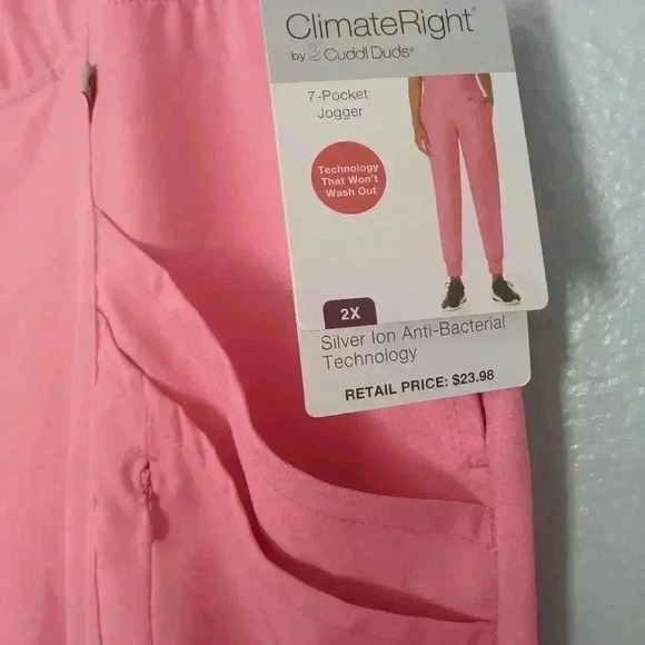 Bundle of  Climate Right scrub pants (3).          Size 2 X - Picture 5 of 12